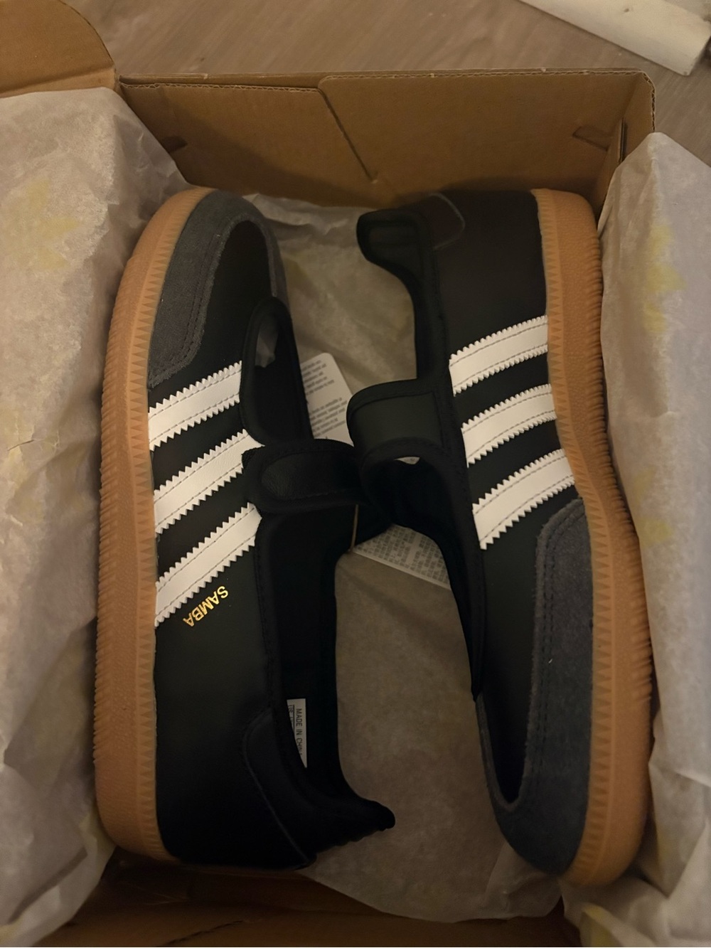 ✨ adidas Samba Jane Black White Gum Women's Sneaker✨ - Picture 2 of 8